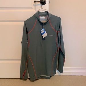 Columbia half zip thermal reflective jacket